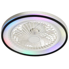 Ventilateur de plafond silencieux compact avec LED et télécommande – 48 cm - Ventileo Design