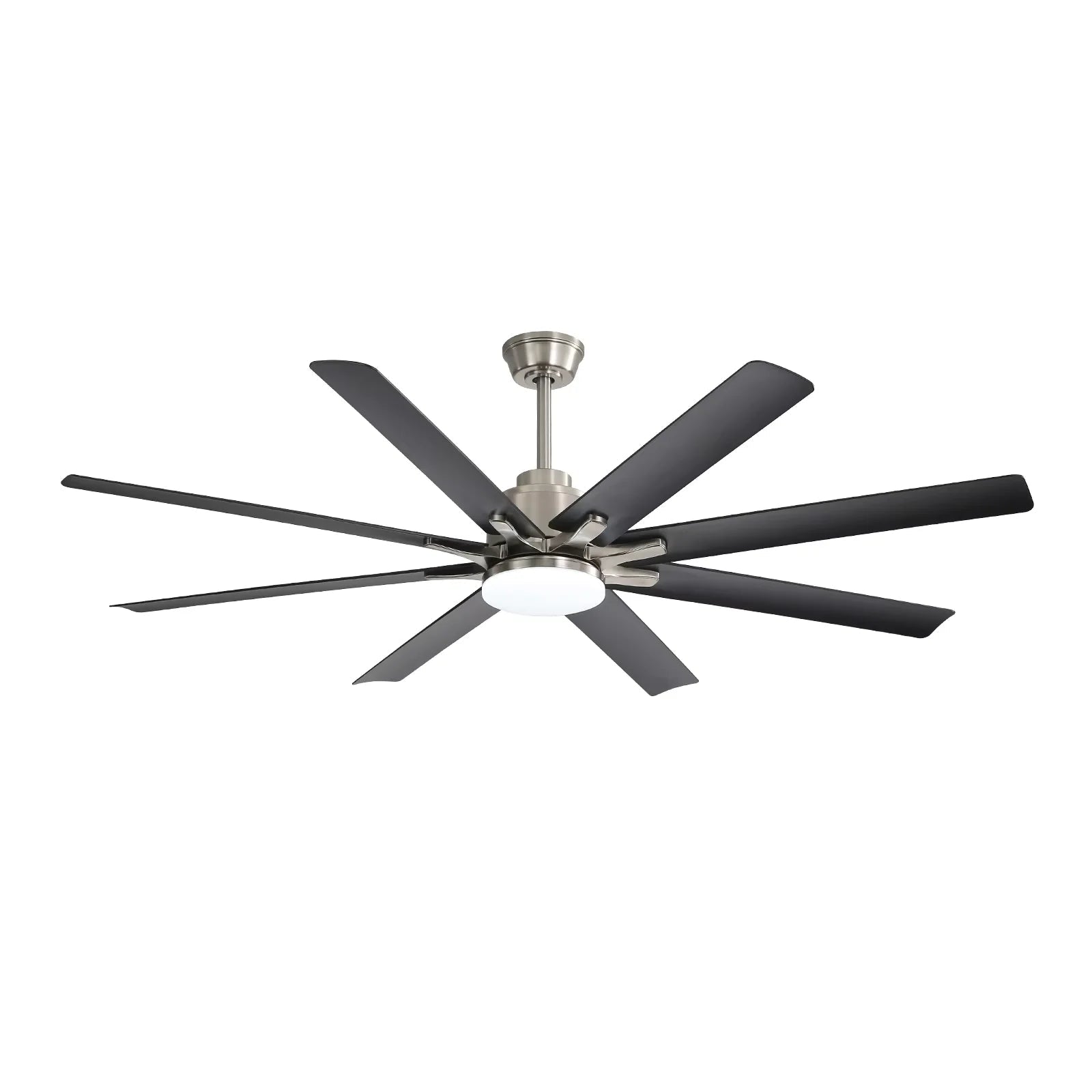 Ventilateur de plafond silencieux grand format avec LED et télécommande – 168 cm - Ventileo Design