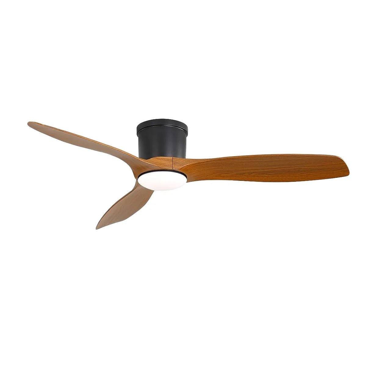 Ventilateur de plafond silencieux moderne avec éclairage et télécommande – 142 cm - Ventileo Design